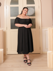 MADELINE On Off Shoulder Maxi Dress